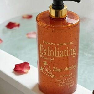 Intensive Whitening Exfoliating Shower Gel - Orange